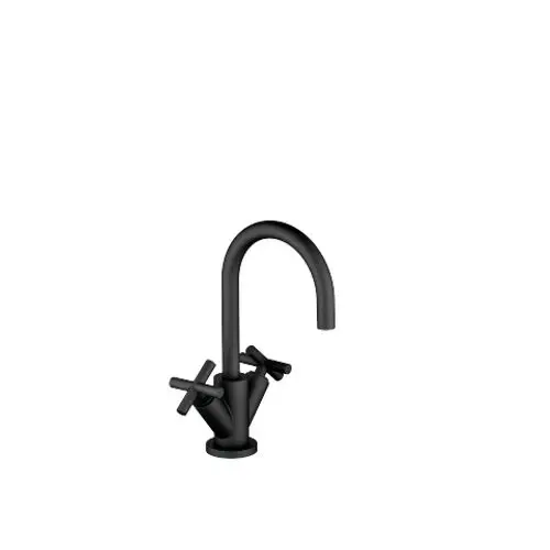 DORNBRACHT-Waschtisch-Einlochbatterie-mit-Ablaufgarnitur-TARA-22512892-Schwarz-matt-22512892-33 gallery number 1